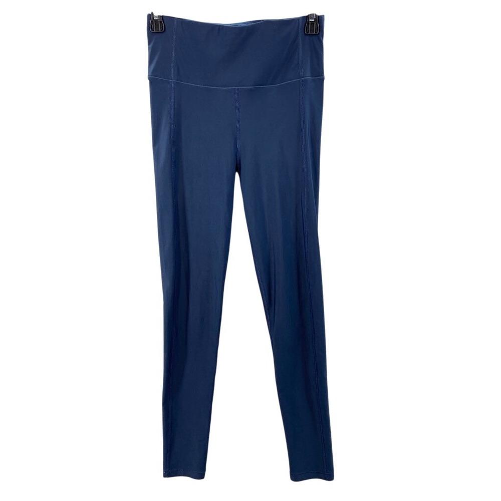 Sweaty Betty Power Workout Leggings Women S Navy Blue High Waist Pocket Yoga
